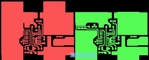 此操作可使文件中大部分的焊盤(pán)輸出后仍為焊盤(pán)，不會(huì)成為線性焊盤(pán)，并且不會(huì)產(chǎn)生像下圖一樣的短路情況