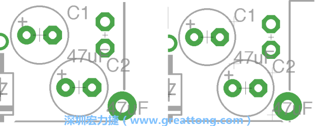 如果你尚未使用「分離工具（Smash Tool）」將所有的名稱和量值標(biāo)簽從各自對(duì)應(yīng)的元件上分離，你將會(huì)發(fā)現(xiàn)你無法從元件上獨(dú)立地移動(dòng)一個(gè)尚未進(jìn)行分離的標(biāo)簽（如左下圖所示），但是對(duì)于已經(jīng)執(zhí)行過分離的元件（如右下圖所示）來說，它們的標(biāo)簽都可以獨(dú)立地操作。