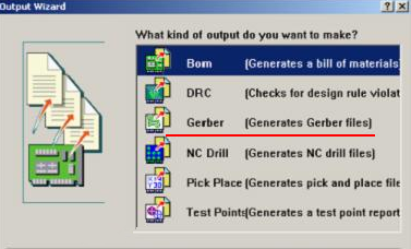 8. 檢查及初步調整后，按“Q”將單位改為“mil”，按“F、M”轉換文件，在彈出的窗口點“Next”進入圖（149），選擇“Gerber”，進入Gerber轉換操作，按“Next”進入